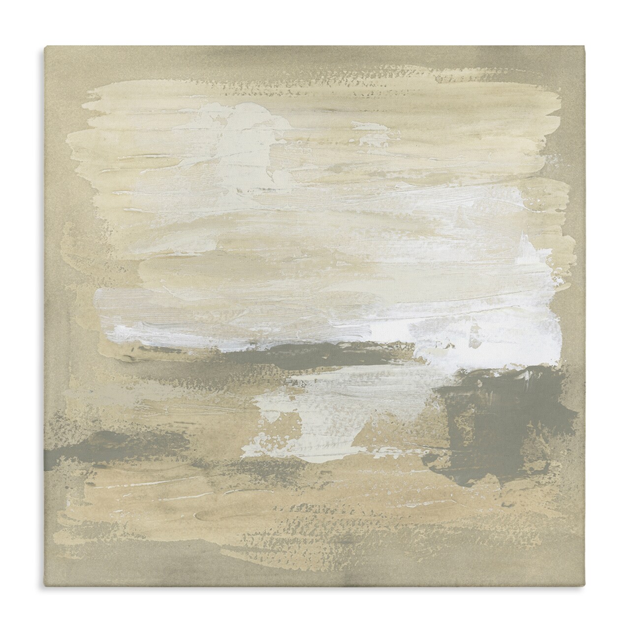 Stupell Industries Neutral Reflections Beige Abstract Canvas By June Erica Vess